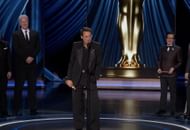 A still of Robert Downey Jr accepting his Academy Award at Oscars 2024. (Image via ABC)